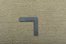 Close-up detail of New Persian Gabbeh rug from Iran / Persia showing Wool weave