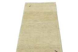 Surface texture of New Persian Gabbeh rug with natural Wool and intricate pattern