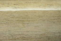 Full view of New Persian Gabbeh rug from Iran / Persia, 143 × 70 cm in Beige tones