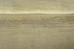 Full view of New Persian Gabbeh rug from Iran / Persia, 156 × 102 cm in Beige tones