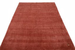Surface texture of New Persian Gabbeh rug with natural Wool and intricate pattern