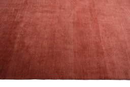 Close-up detail of New Persian Gabbeh rug from Iran / Persia showing Wool weave