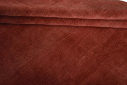 Full view of New Persian Gabbeh rug from Iran / Persia, 298 × 253 cm in Red tones