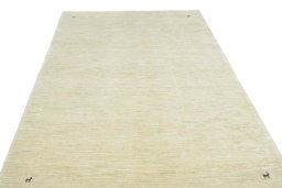 Surface texture of New Persian Gabbeh rug with natural Wool and intricate pattern