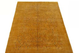 Surface texture of New Persian Gabbeh rug with natural Wool and intricate pattern