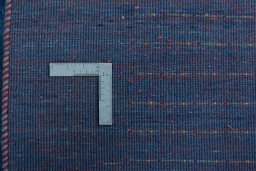 Close-up detail of New Persian Gabbeh rug from Iran / Persia showing Wool weave