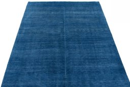 Surface texture of New Persian Gabbeh rug with natural Wool and intricate pattern
