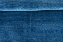 Full view of New Persian Gabbeh rug from Iran / Persia, 208 × 160 cm in Blue tones