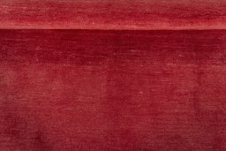 Full view of New Persian Gabbeh rug from Iran / Persia, 205 × 149 cm in Red tones