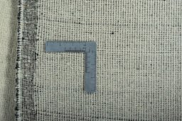 Close-up detail of New Persian Gabbeh rug from Iran / Persia showing Wool weave