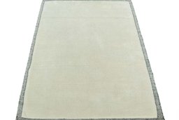 Surface texture of New Persian Gabbeh rug with natural Wool and intricate pattern