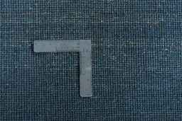 Close-up detail of New Persian Gabbeh rug from Iran / Persia showing Wool weave