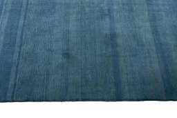 Close-up detail of New Persian Gabbeh rug from Iran / Persia showing Wool weave