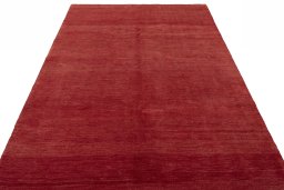 Surface texture of New Persian Gabbeh rug with natural Wool and intricate pattern