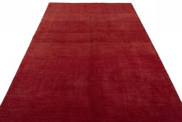 Surface texture of New Persian Gabbeh rug with natural Wool and intricate pattern