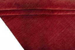 Full view of New Persian Gabbeh rug from Iran / Persia, 302 × 202 cm in Red tones