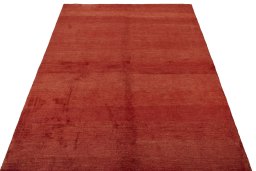 Surface texture of New Persian Gabbeh rug with natural Wool and intricate pattern