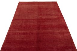 Surface texture of New Persian Gabbeh rug with natural Wool and intricate pattern