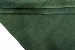 Full view of New Persian Gabbeh rug from Iran / Persia, 205 × 180 cm in Green tones