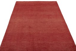 Surface texture of New Persian Gabbeh rug with natural Wool and intricate pattern