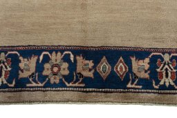 Central medallion detail of 2000s Persian Gabbeh rug from Iran / Persia