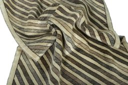 Corner detail of 2000s Persian Gabbeh rug showing border pattern and Wool pile