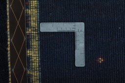 Close-up detail of 2000s Persian Gabbeh rug from Iran / Persia showing Wool weave