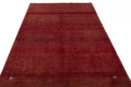 Surface texture of New Persian Gabbeh rug with natural Wool and intricate pattern