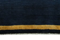 Central medallion detail of New Persian Gabbeh rug from Iran / Persia