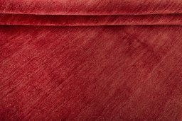 Full view of New Persian Gabbeh rug from Iran / Persia, 205 × 200 cm in Red tones