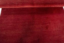 Full view of New Persian Gabbeh rug from Iran / Persia, 205 × 150 cm in Red tones