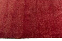 Close-up detail of New Persian Gabbeh rug from Iran / Persia showing Wool weave