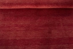 Full view of New Persian Gabbeh rug from Iran / Persia, 203 × 151 cm in Red tones