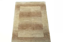 Surface texture of New Persian Gabbeh rug with natural Wool and intricate pattern