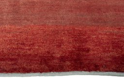 Central medallion detail of 2000s Persian Gabbeh rug from Iran / Persia