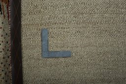 Close-up detail of New Persian Gabbeh rug from Iran / Persia showing Wool weave