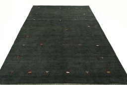 Surface texture of New Persian Gabbeh rug with natural Wool and intricate pattern