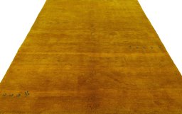 Surface texture of New Persian Gabbeh rug with natural Wool and intricate pattern