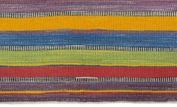 Central medallion detail of New Kilim Sofre rug from Turkey