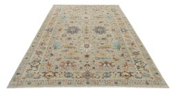 Surface texture of New Farahan rug with natural Wool and intricate pattern