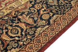 Central medallion detail of New Agra rug from India