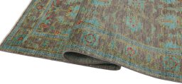 Close-up detail of New Farahan rug from Pakistan showing Wool weave