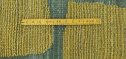Full view of New Morocco rug from Pakistan, 309 × 211 cm in Yellow tones