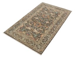 Close-up detail of New Farahan rug from Pakistan showing Wool weave