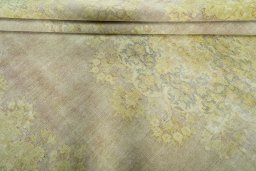 Close-up detail of 1970s Vintage rug from Pakistan showing Wool weave