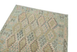 Surface texture of New Kilim Traditional rug with natural Wool and intricate pattern
