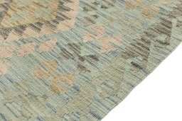 Central medallion detail of New Kilim Traditional rug from Afghanistan