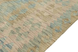 Central medallion detail of New Kilim Traditional rug from Afghanistan