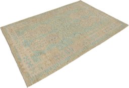 Close-up detail of New Kilim Traditional rug from Afghanistan showing Wool weave