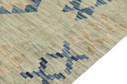 Central medallion detail of New Kilim Traditional rug from Afghanistan